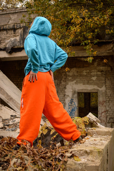 ORANGE SWEATPANTS PeuPeu