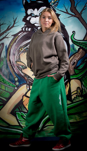 Baggy green sweatpants 2025