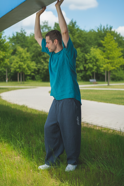 SAGE LINEN HOODIE