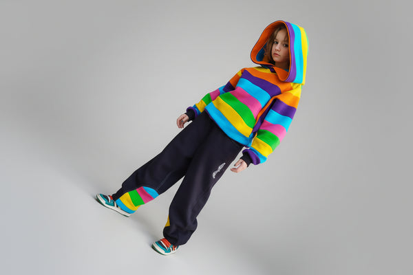 ZEBRA RAINBOW HOODIE
