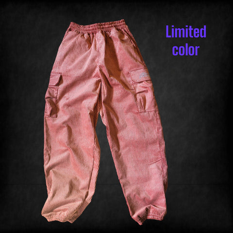 DUSTY CORAL CORDUROY 5 POCKET  PANTS