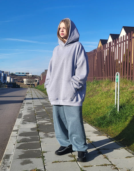 Melange Blue Sweatpants