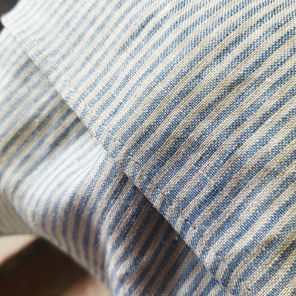 Unisex Linen Hooded Blouse / Oversized