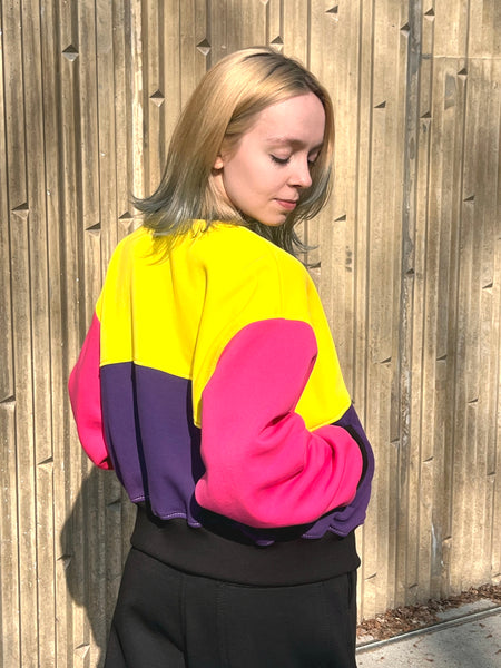Colorful bomber jacket
