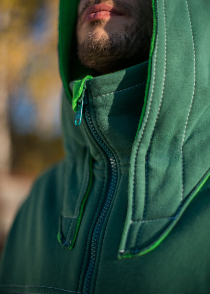 DARK GREEN / GREEN PRO HOODIE