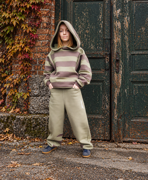 ZEBRA KHAKI HOODIE