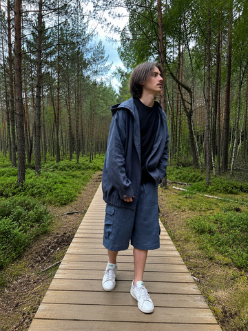 ENGE JEANS-SHORTS