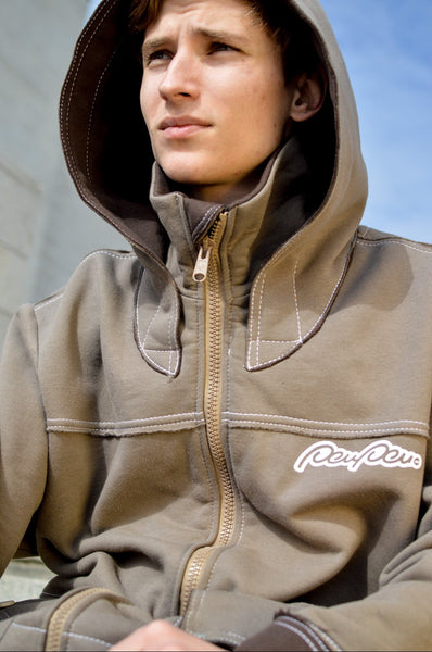 LIGHT BROWN / BROWN PRO HOODIE