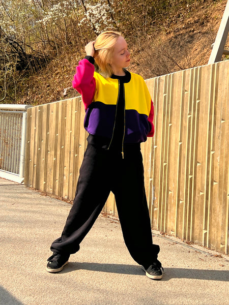 Colorful bomber jacket