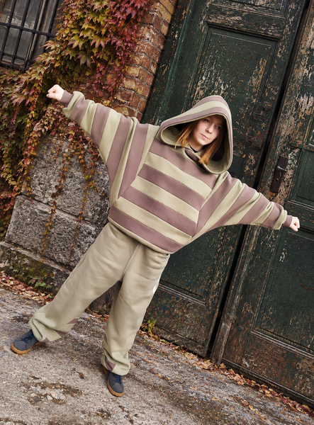 ZEBRA KHAKI HOODIE