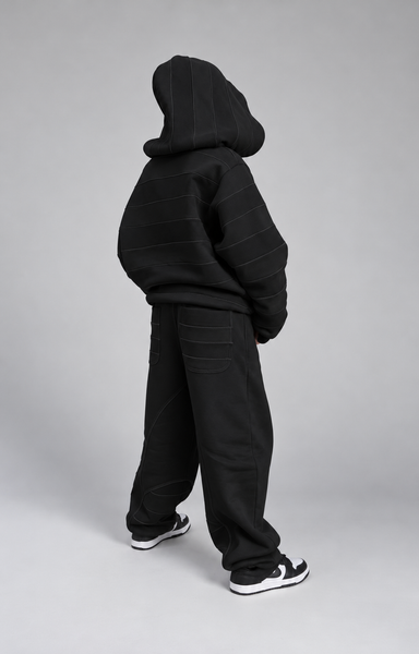 ZEBRA BLACK HOODIE