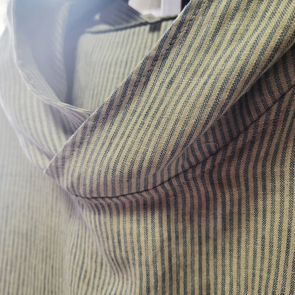 Unisex Linen Hooded Blouse / Oversized