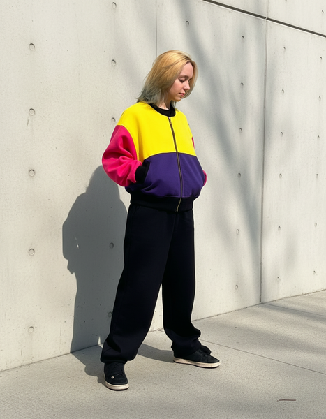 Colorful bomber jacket