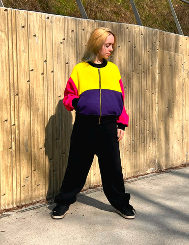 Colorful bomber jacket
