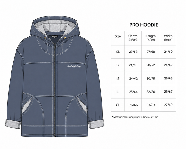 DEEP GRAY&LIGHT GRAY PRO HOODIE