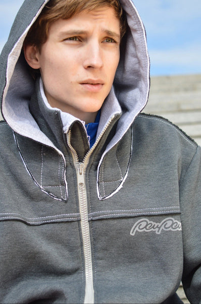 GRAPHITE&LIGHT GRAY PRO HOODIE