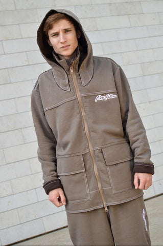 LIGHT BROWN / BROWN PRO HOODIE