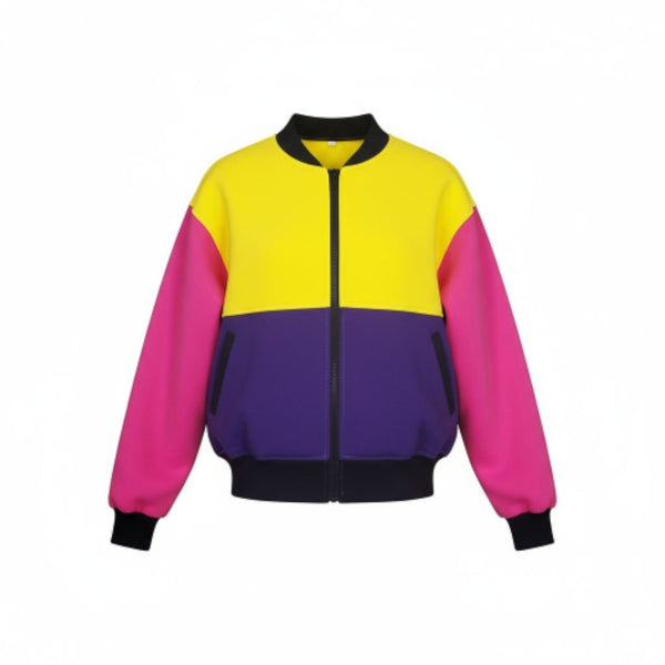 Colorful bomber jacket
