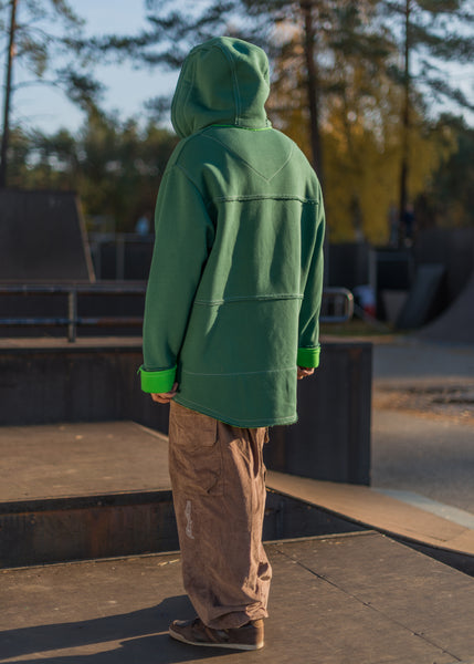 DARK GREEN / GREEN PRO HOODIE