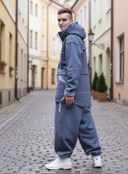 DEEP GRAY&LIGHT GRAY PRO HOODIE